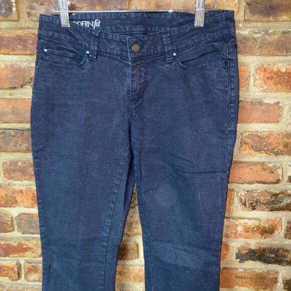Ann Taylor Modern Fit Black Wash Denim Skinny Jeans Women's Size 2 - Picture 2 of 7